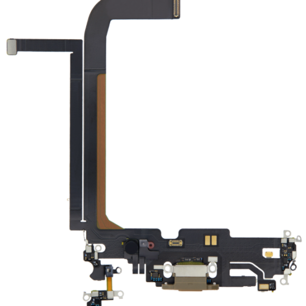 Dock Connector - Gold, for iPhone 13 Pro Max