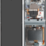 OLED Touchscreen (excl. cam) - Green, Galaxy Z Flip3 (5G); SM-F711