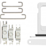 Keyset + Simcard Tray - White, For iPhone 12