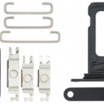 Keyset + Simcard Tray - Black, For iPhone 12
