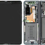 OLED Touchscreen (inner) - Space Silver, Galaxy Z Fold (5G); SM-F906