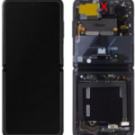 OLED Touchscreen (excl. cam) - Black, Galaxy Z Flip; SM-F700