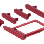 Keyset + Simcard Tray - Red, For iPhone 13 mini