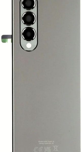 Back Glass - Phantom Silver, Galaxy Z Fold3 (5G); SM-F926B