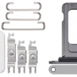 Keyset + Simcard Tray - White, For iPhone 14 Pro Max
