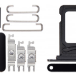 Keyset + Simcard Tray - Black, For iPhone 14 Pro Max