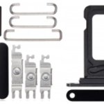 Keyset + Simcard Tray - Black, For iPhone 14 Pro