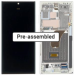OLED Touchscreen (incl. pre-assembled frame) - Cream, Galaxy S23 Ultra; SM-S918