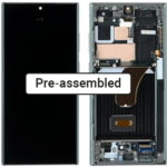 OLED Touchscreen (incl. pre-assembled frame) - Green, Galaxy S23 Ultra; SM-S918