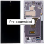 OLED Touchscreen (incl. pre-assembled frame) - Lavender, Galaxy S23 Ultra; SM-S918