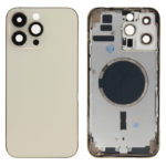 Rear Cover (excl. Logo) - Gold, For iPhone 14 Pro Max
