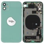 Rear Cover (Pulled C) incl. small parts - Green, For iPhone 11