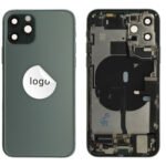 Rear Cover (Pulled B) incl. small parts - Green, For iPhone 11 Pro