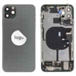 Rear Cover (Pulled C) incl. small parts - Green, For iPhone 11 Pro Max