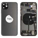 Rear Cover (Pulled A) incl. small parts - Space Grey, For iPhone 11 Pro Max