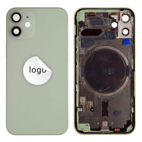 Rear Cover (Pulled) - Green, For iPhone 12 mini