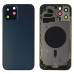 Rear Cover (excl. Logo) - Blue, For iPhone 12 Pro