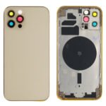 Rear Cover (excl. Logo) - Gold, For iPhone 12 Pro