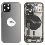Rear Cover (Pulled A) incl. small parts - Space Grey, For iPhone 12 Pro