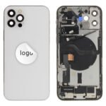 Rear Cover (Pulled) - Silver, For iPhone 12 Pro