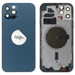 Rear Cover (Pulled) - Blue, For iPhone 12 Pro