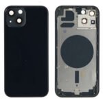 Rear Cover (excl. Logo) - Black, For iPhone 13