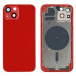 Rear Cover (excl. Logo) - Red, For iPhone 13
