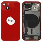 Rear Cover (Pulled A) incl. small parts - Red, For iPhone 13