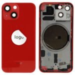 Rear Cover (Pulled) - Red, For iPhone 13 mini