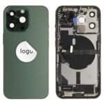Rear Cover (Pulled C) incl. small parts - Alpine Green, For iPhone 13 Pro