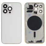 Rear Cover (excl. Logo) - Silver, For iPhone 13 Pro