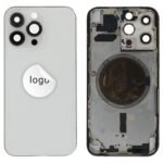 Rear Cover (Pulled) - Silver, For iPhone 13 Pro
