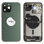Rear Cover (Pulled A) incl. small parts - Green, For iPhone 13 Pro Max