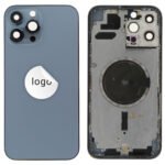 Rear Cover (Pulled) - Sierra Blue, For iPhone 13 Pro Max