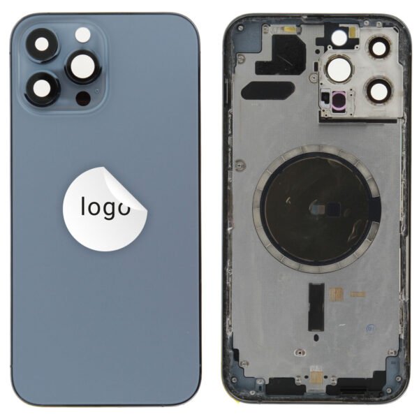 Rear Cover (Pulled) - Sierra Blue, For iPhone 13 Pro Max