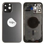 Rear Cover (Pulled) - Graphite, For iPhone 13 Pro Max
