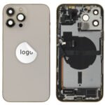 Rear Cover (Pulled A) incl. small parts - Gold, For iPhone 13 Pro Max