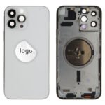 Rear Cover (Pulled) - Silver, For iPhone 13 Pro Max