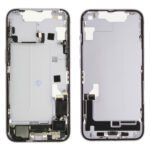 Middle Frame (Pulled C) incl. small parts - Purple, For iPhone 14
