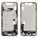 Middle Frame (Pulled C) incl. small parts - White, For iPhone 14
