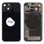 Back Glass (Pulled A) - Black, For iPhone 14