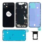 Rear Cover (Pulled C) incl. small parts - Black, For iPhone 14
