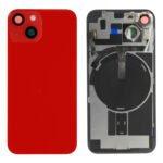 Back Glass (excl. Logo) - Red, For iPhone 14
