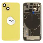 Back Glass (Pulled B) - Yellow, For iPhone 14