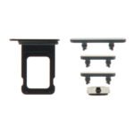 Keyset + Simcard Tray - Black, For iPhone 14