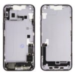 Middle Frame (Pulled B) incl. small parts - Purple, For iPhone 14 Plus