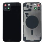 Back Glass (excl. Logo) - Black, For iPhone 14 Plus