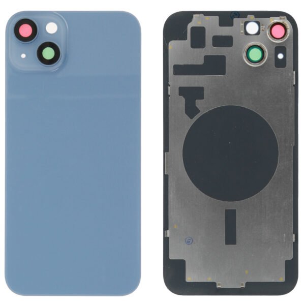 Back Glass (excl. Logo) - Blue, For iPhone 14 Plus