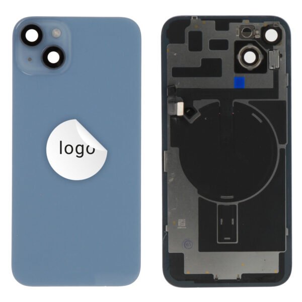 Back Glass (Pulled C) - Blue, For iPhone 14 Plus