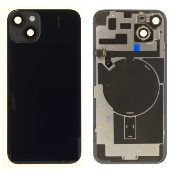 Back Glass (Pulled C) - Black, For iPhone 14 Plus